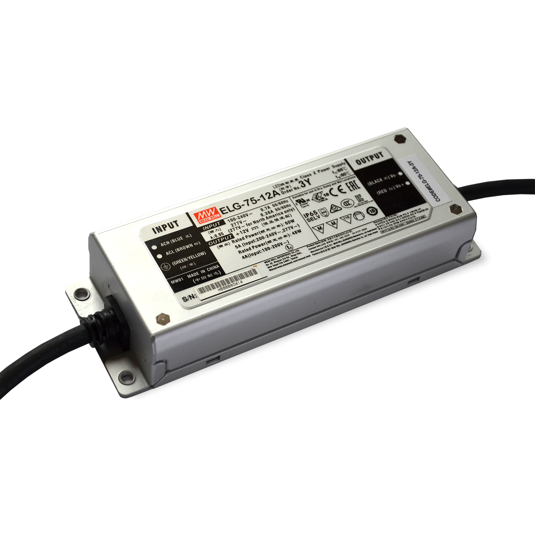 150W 12V Meanwell Single Output Power Supply – InSitu Ecosystems